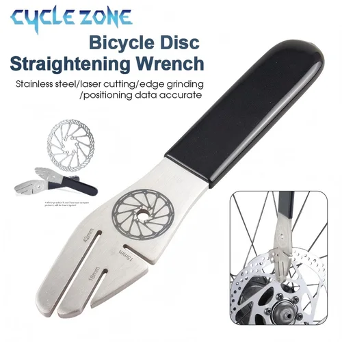 Herramienta de bicicleta, llave de corrección de freno de disco, herramienta de reparación de ajuste de ciclismo, alineación de Rotor de freno de bicicleta de montaña y carretera