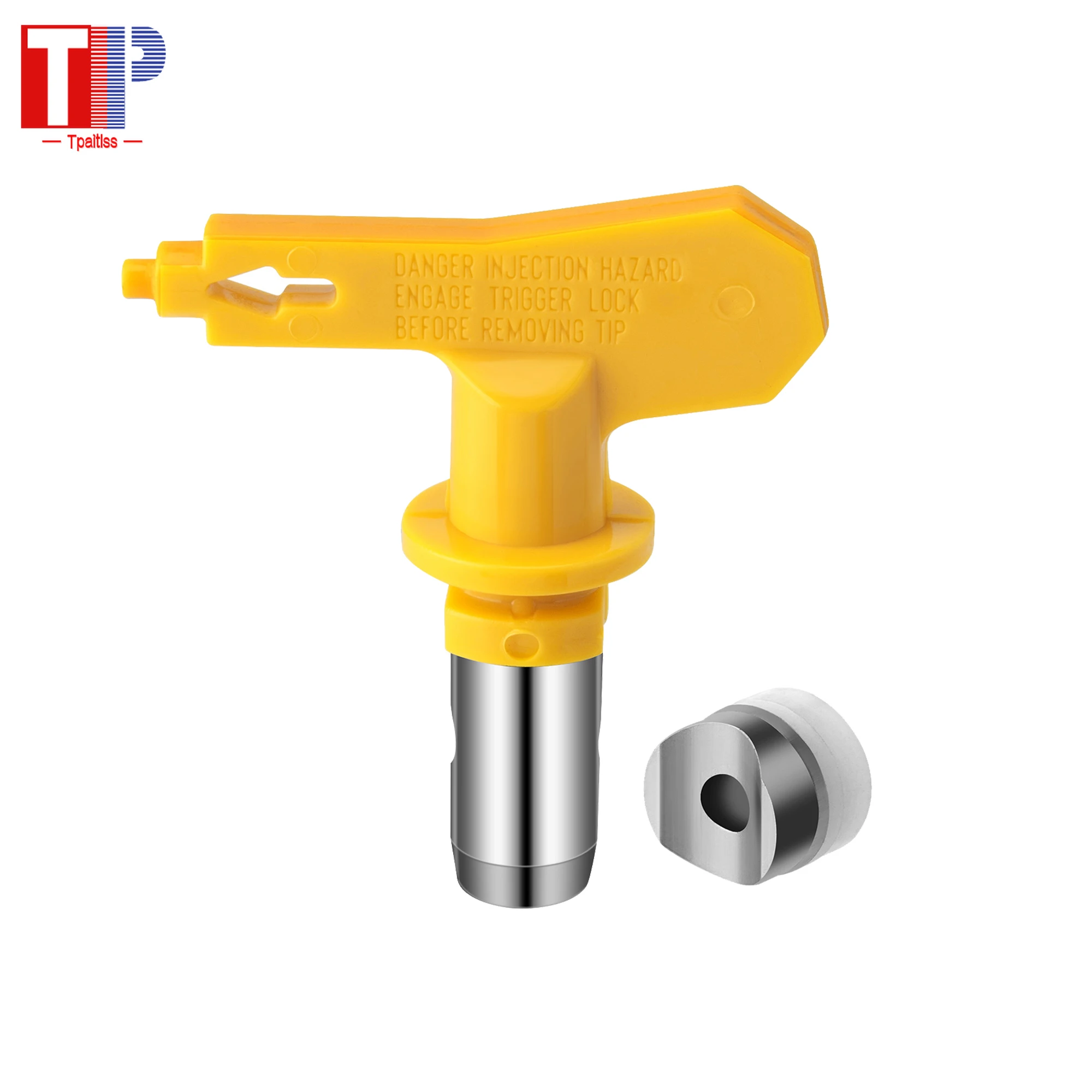 Tpaitlss Airless Spray Gun Tips Seal Nozzle Yellow  Series Tip Paint Sprayer Tools For Paint Sprayer Garden Power Tools