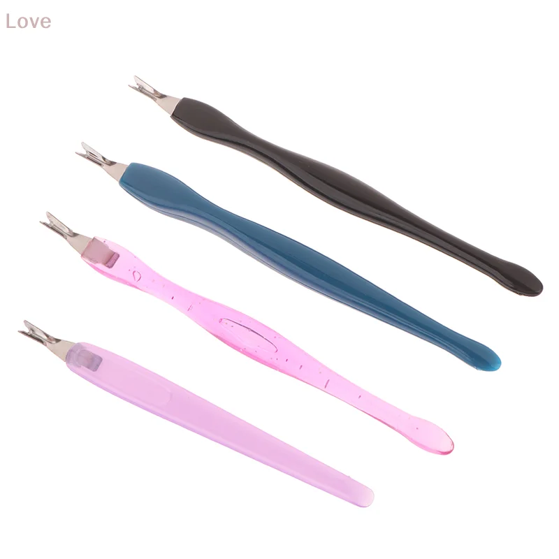 [L & P] 5 قطعة أداة إهاب الأظافر من الفولاذ المقاوم للصدأ أدوات إزالة بشرة الأظافر للأظافر الجلد الميت شوكة القراص انتهازي مانيكير المتقلب