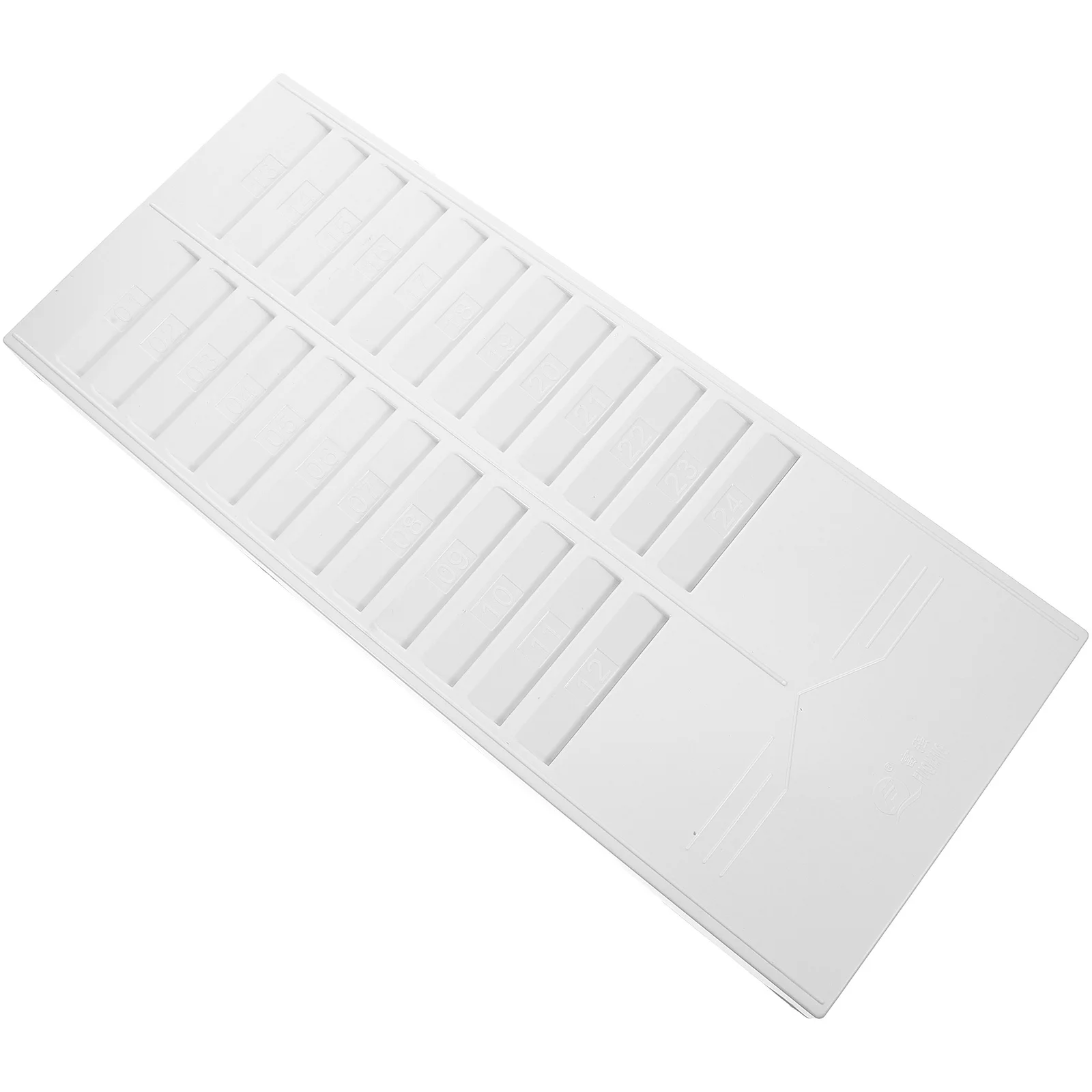 Wall Mounted Attendance Cards Shelf Retractable Time Cardholder Office Document Rack Time Cardholder Cards Holder