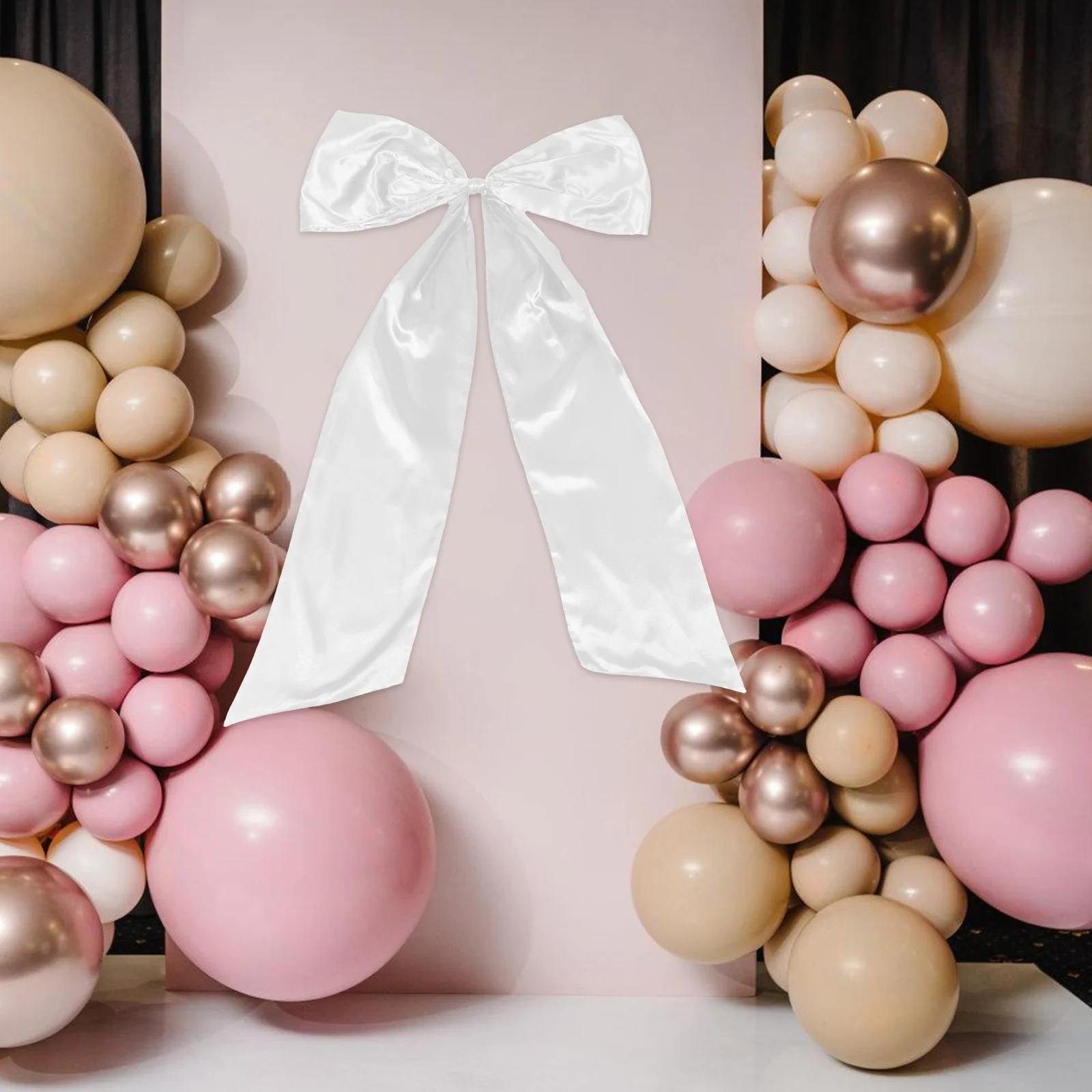 

Large Bow Ribbon Decorations Soft Polyester Big Bow for Birthday Baby Shower Bridal Shower Bachelorette Party Birthday Supplies