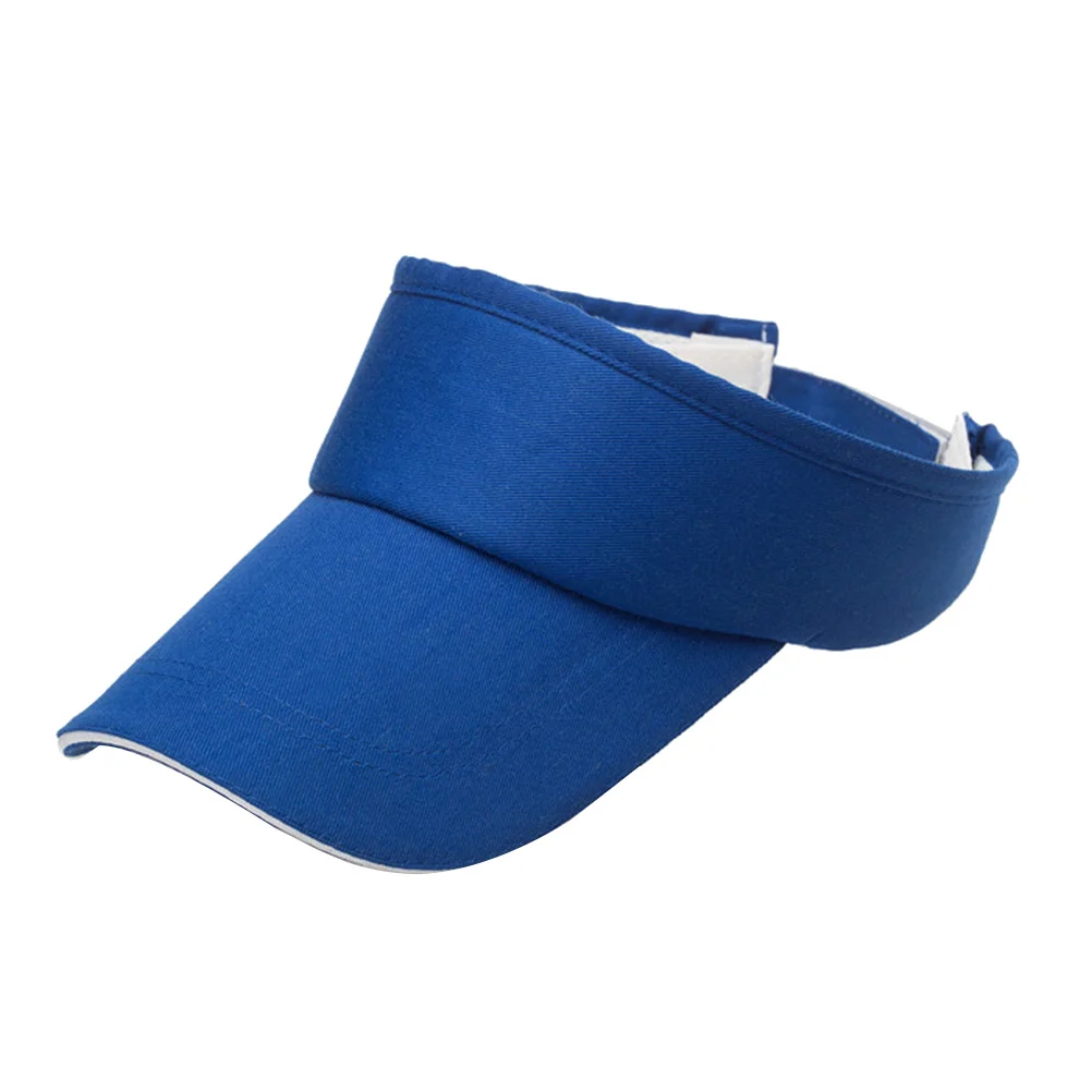 

Adjustable Sports Sun Hat Blue Lightweight Uv Protection Outdoor Cap For Men Women Visor Hat Sports Visor Cap