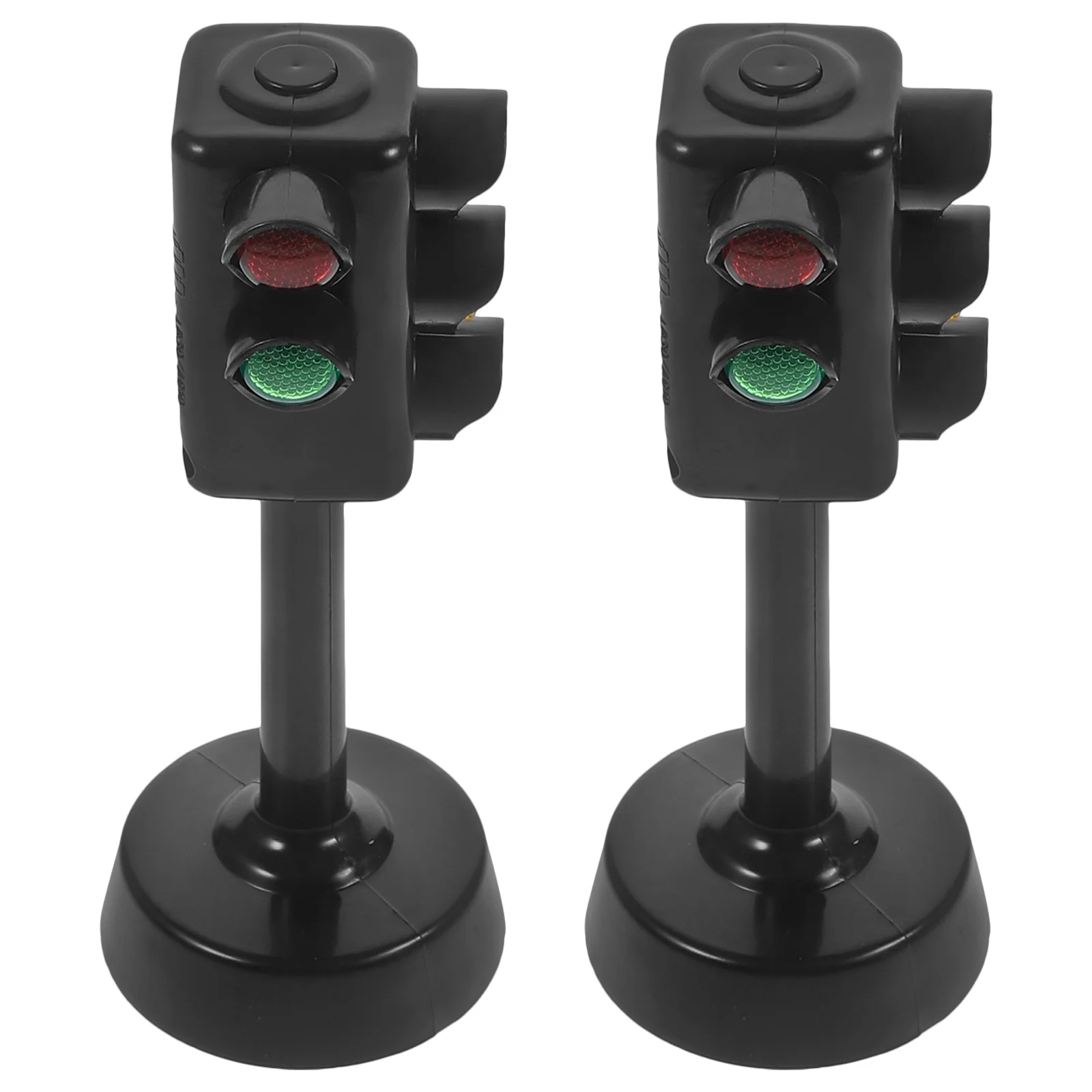 2 Pcs Merchandise Display Rack Traffic Signs Light Toys Cosplay Model for Teaching Child