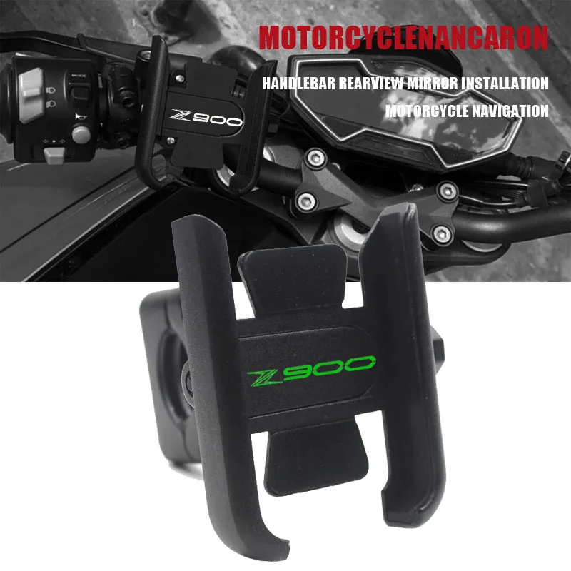 

Fit For Z900 Z900RS Z900SE Z 900 900RS 900SE 2017-2025 Motorcycle CNC Handlebar Mobile Phone Holder GPS stand bracket