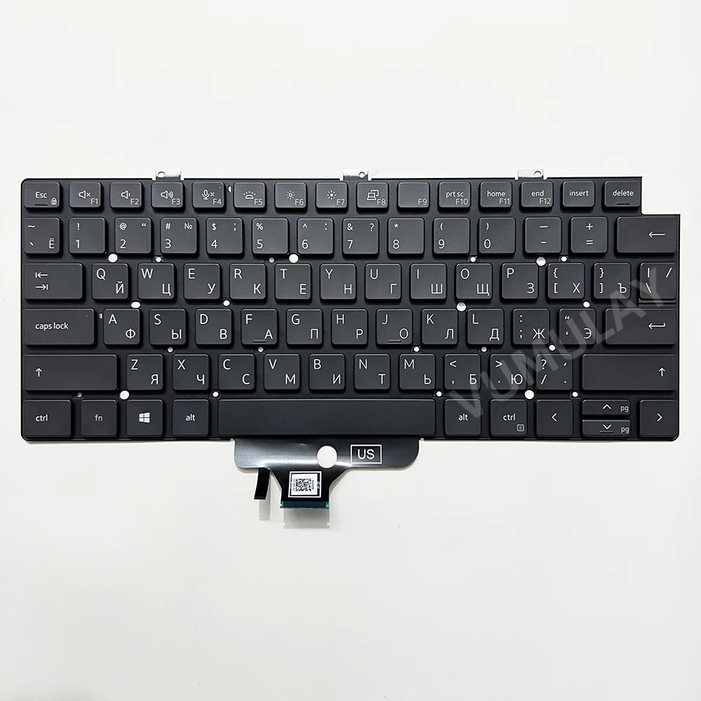 Imagem -03 - Russo Teclado Retroiluminado para Dell Latitude 5320 5330 7320 7330 02w5pt Sn2005b 0jm4gp 0j8c2m ru Notebook