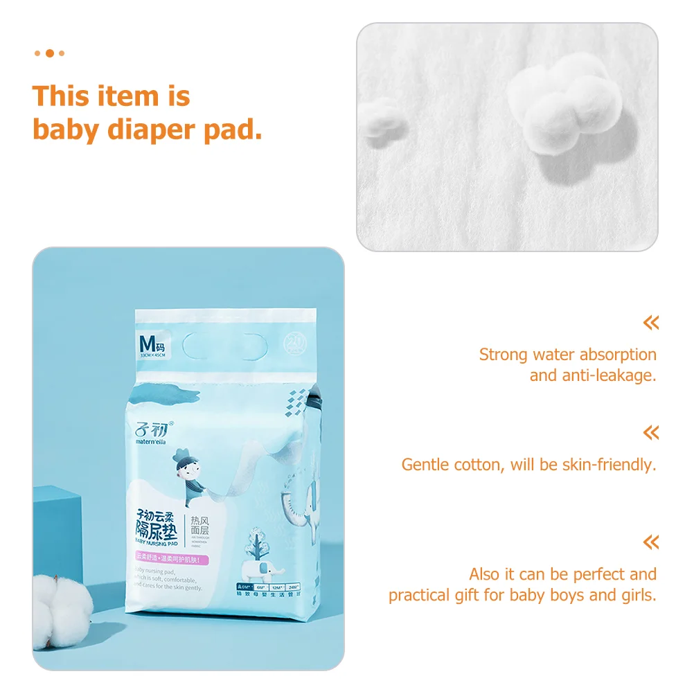 20 Pcs Newborn Disposable Urine Pad Baby Non-woven Fabric Disposable Baby Alese Changing Liners