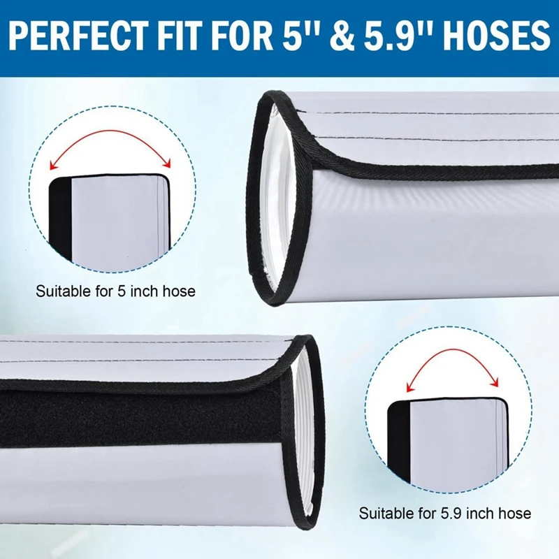 【achetez-maintenant】-manchon-d'isolation-de-tuyau-ca-portable-couvercle-de-tuyau-de-climatiseur-portable-pour-un-diametre-de-5-pouces-et-59-pouces-installation-facile