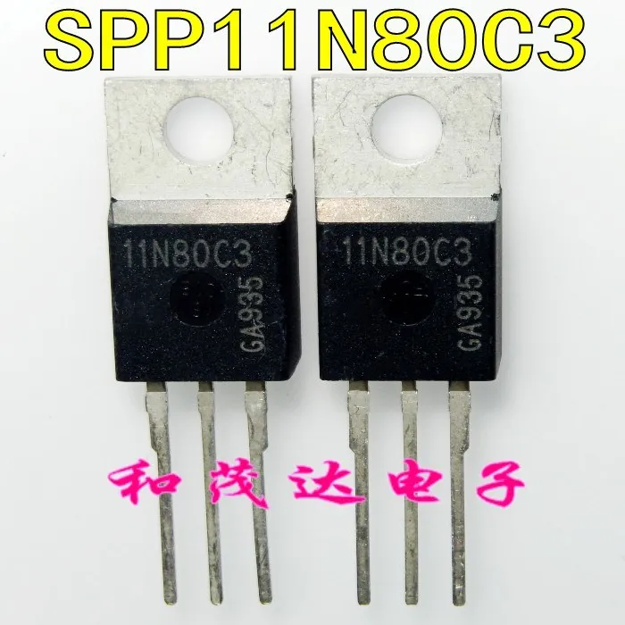 Original New / 2PCS / SPP11N80C3 11N80C3 TO-220  800V11A TO220