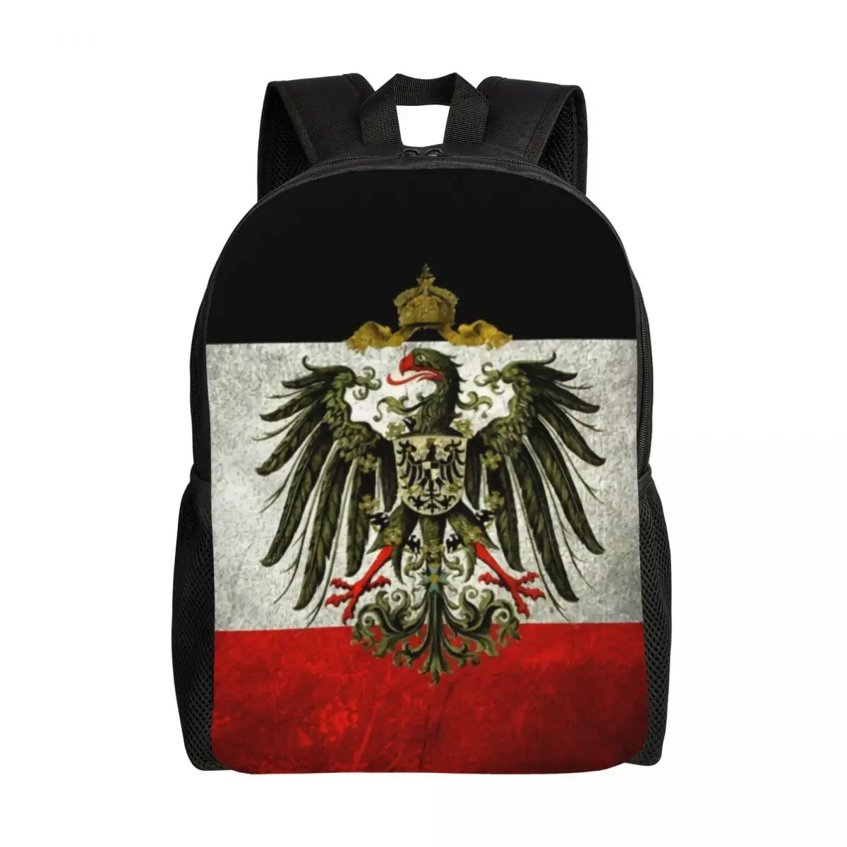 

German Empire Flag Germany Travel Backpack Men Women School Laptop Bookbag College Student Daypack Bags