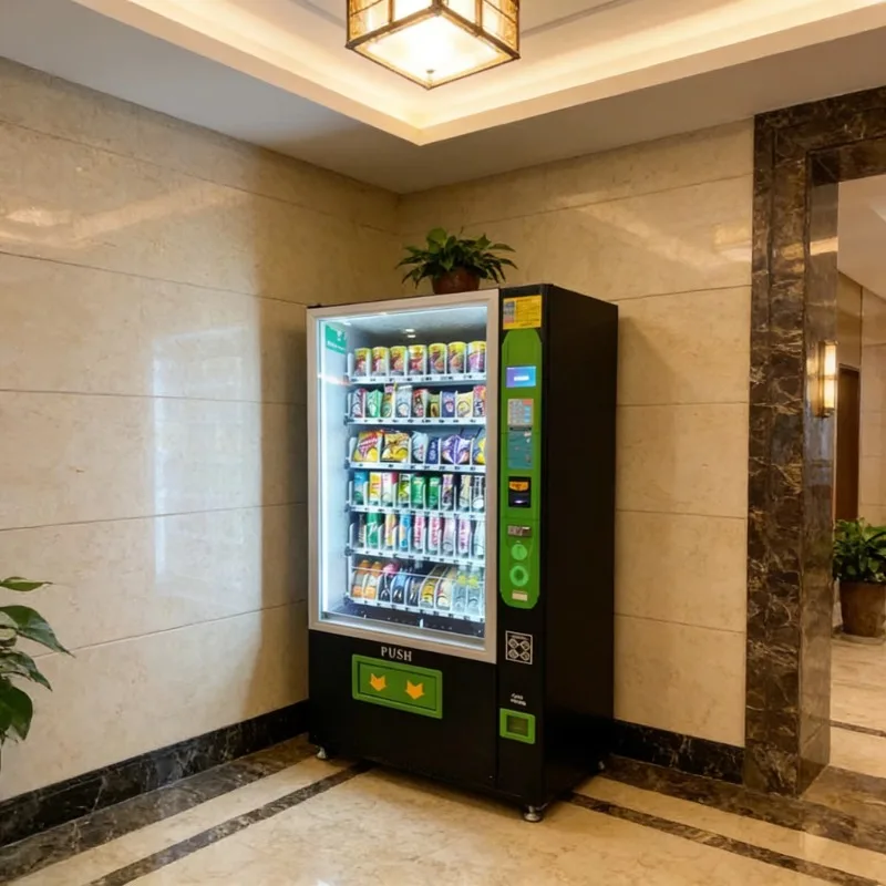 Intelligent Self Service Retail Vending Machine Snack Drink Smart Touch Screen System