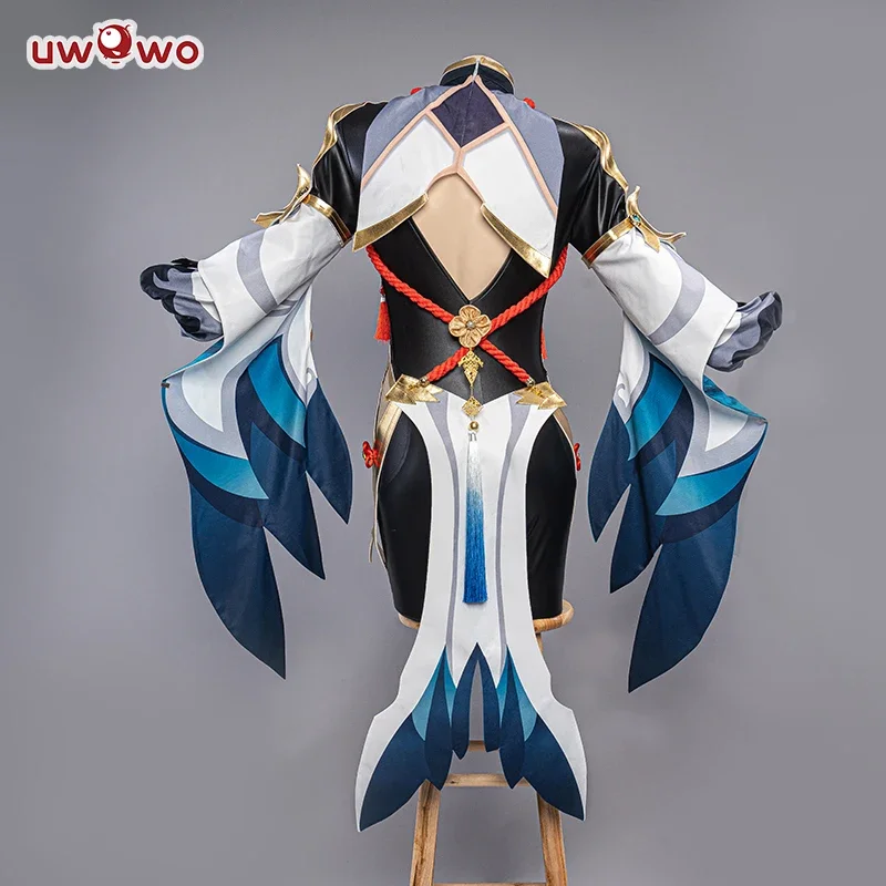 LAST BATCH UWOWO Shenhe Cosplay Costume Game Genshin Impact Cosplay Liyue Cryo Shen He Halloween Christmas Costume Outfits