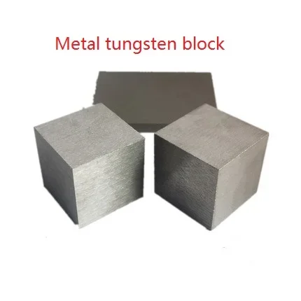 

High-purity metal tungsten block, tungsten cube lettering, paperweight, polished plate, metal cube pressed pap