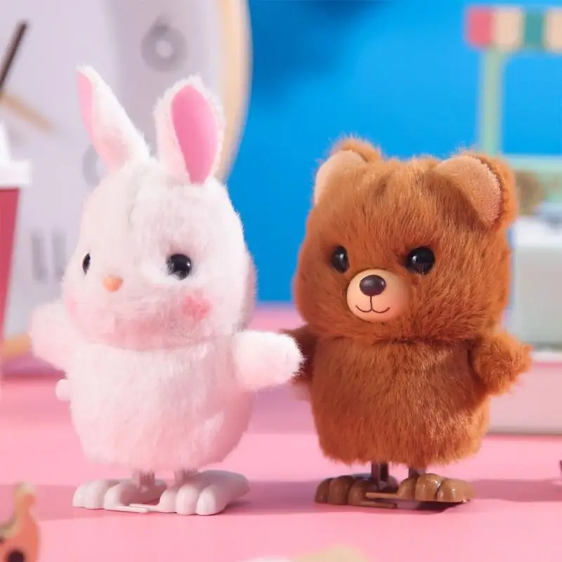 Jouet à remonter lapin ours Animal pour enfants, jouet remplissage cadeaux fête