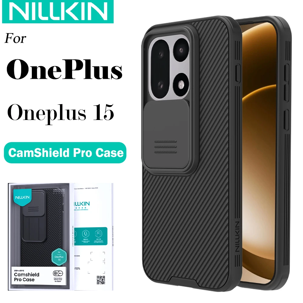 

Nillkin for OnePlus 15 CamShield Pro Phone Case with Slide Camera Cover Protector Hard PC+TPU Cover