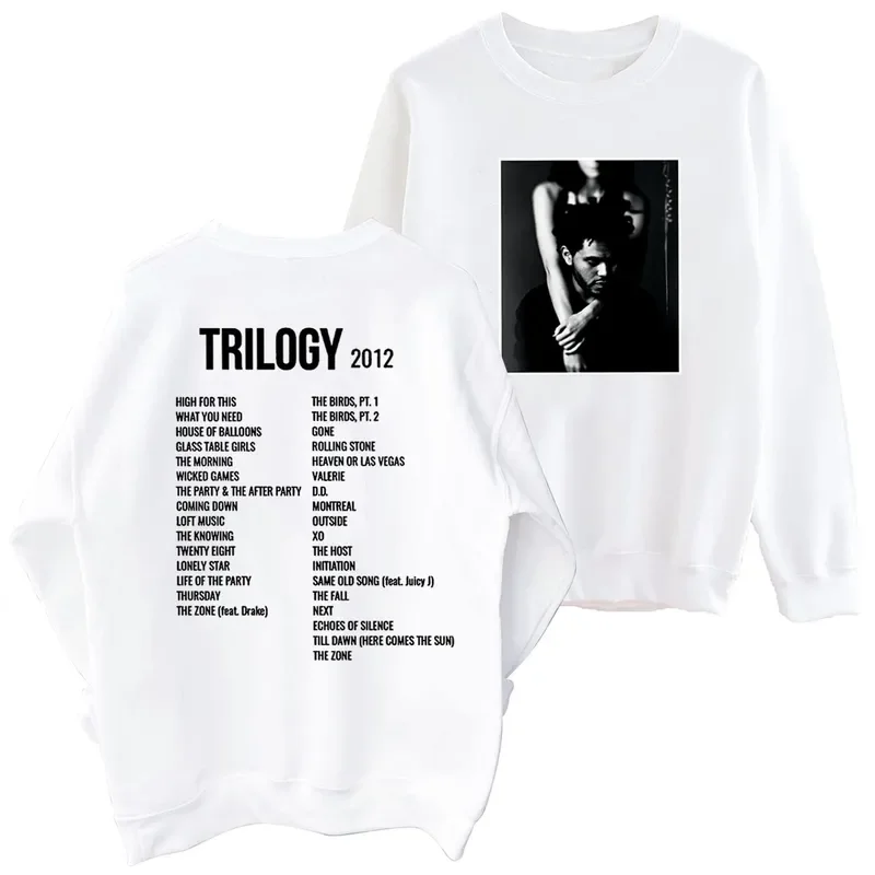 

The Weeknd Трилогия, толстовка с круглым вырезом, трилогия, альбом, The Weeknd, свитшот, Weeknd Merch, унисекс, пуловер оверсайз, топы