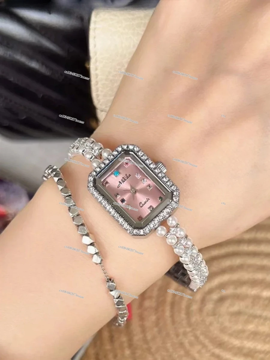 

Unique Gift Choice: Medieval Design Colored Gemstones Diamond Ladies Watch