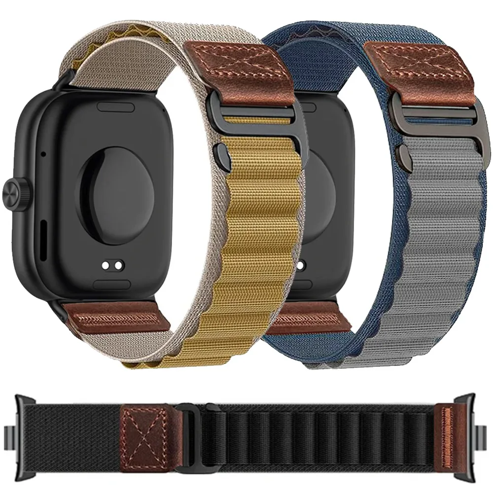 Alpine Loop Strap for Xiaomi Band 10 Pro Nylon Comfortable Replaceable Wristband for Redmi Watch 6 5 4/Mi Band 9/8 Pro Bracelet