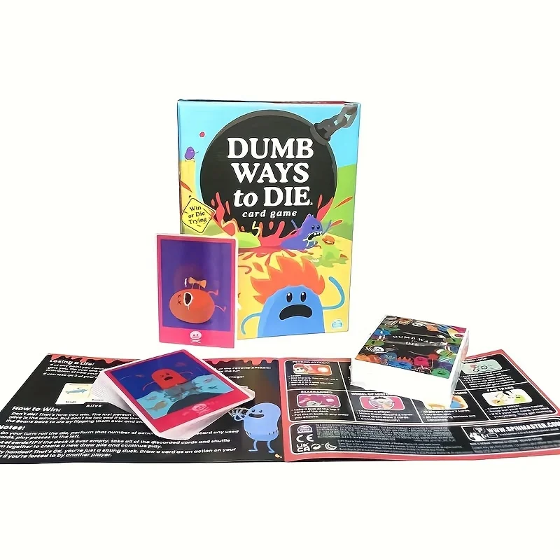 

DUMB WAYS TO DIE Interactive Party Card Game – Perfect for Family Gatherings, Birthdays & Holidays (Party Game, Christmas Gift