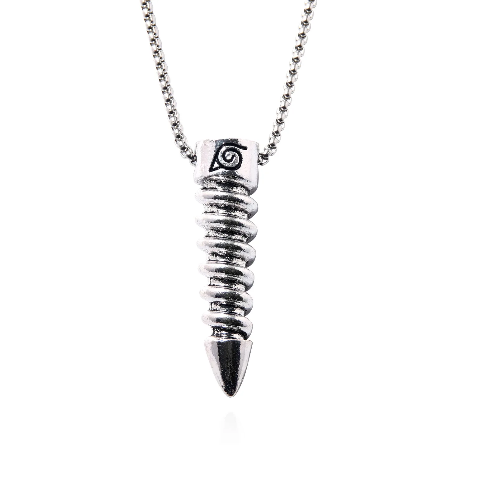 Brdwn Boruto Screws Bullet Style Cosplay Necklace