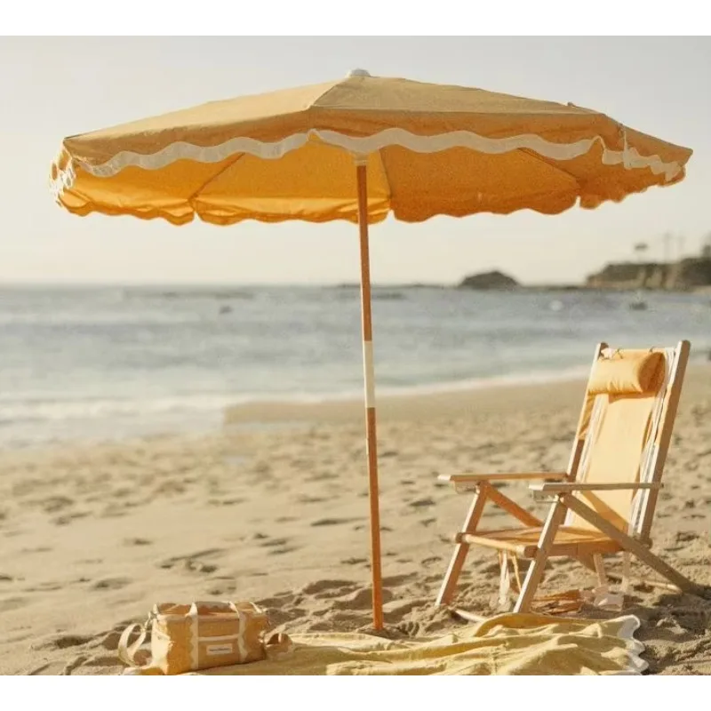 

Parasol swimming pool folding wedding terrace outdoor beach garden umbrella with base