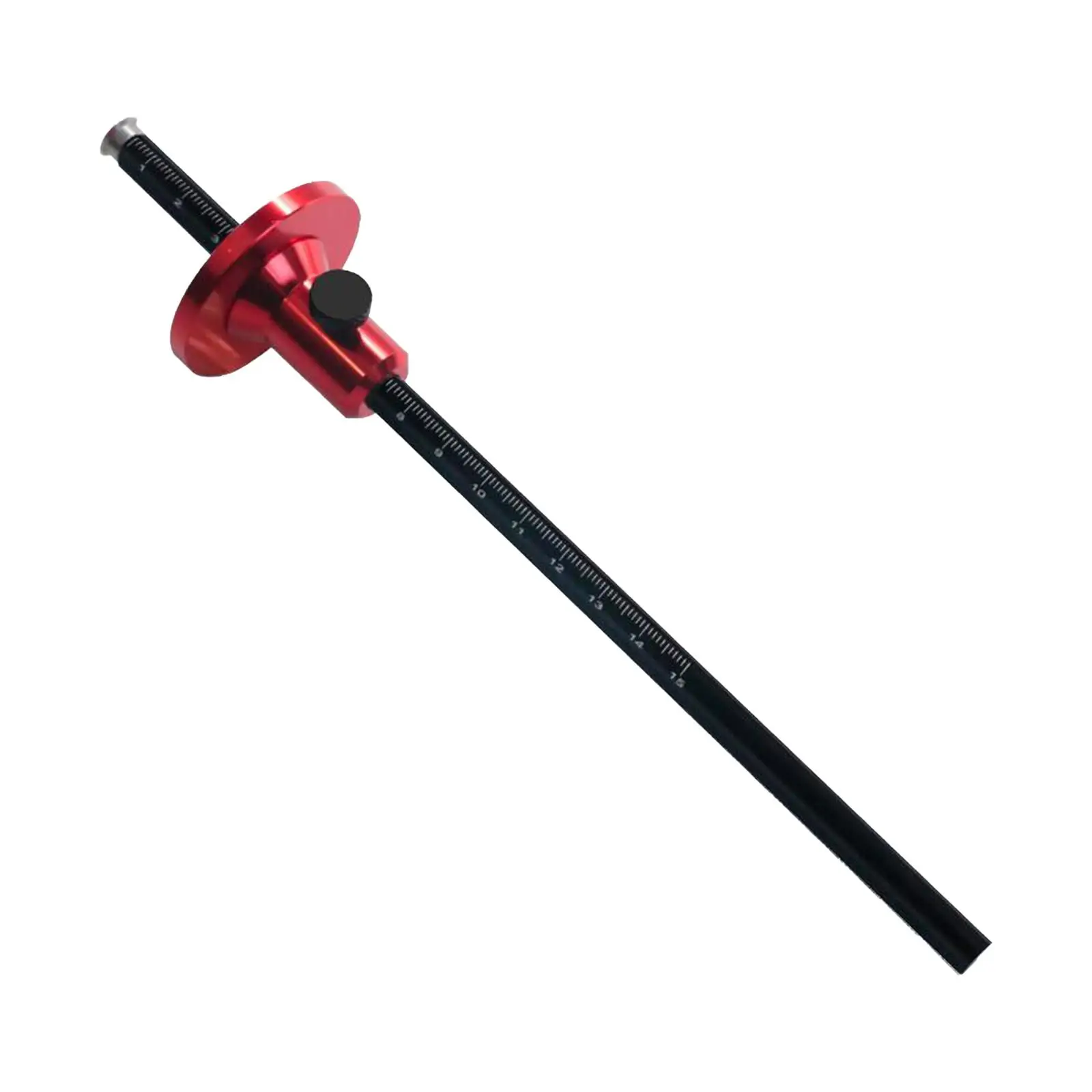 Aluminum Alloy Wheel Marking Gauge Scriber Tool European Style Woodworking Precision Marking Instrument Metric Inch Scale for