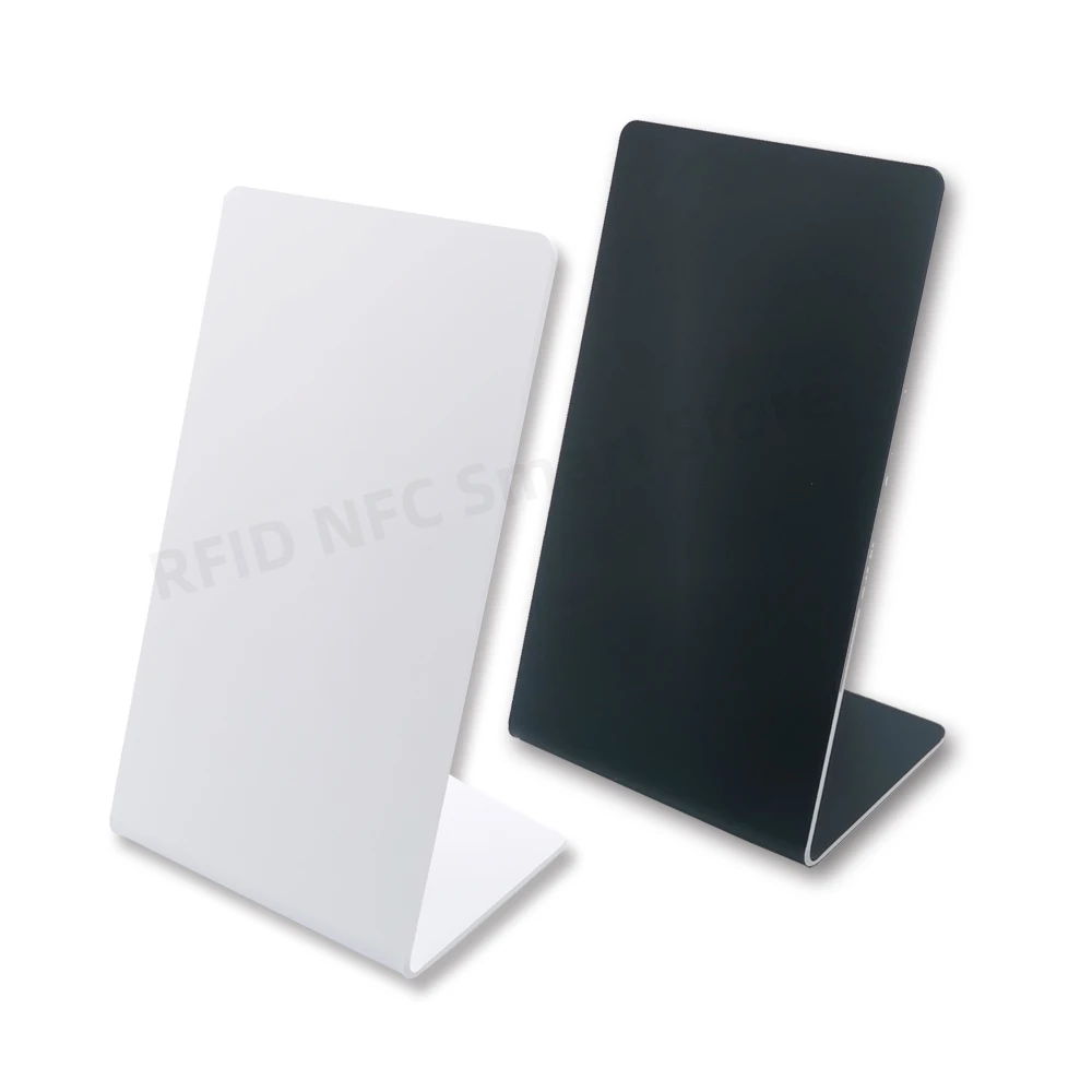 nfc stand 13.56Mhz Programmable Google Reviews NFC Stand Table NT/AG 213 NFC Google Review Display nfc card personalized