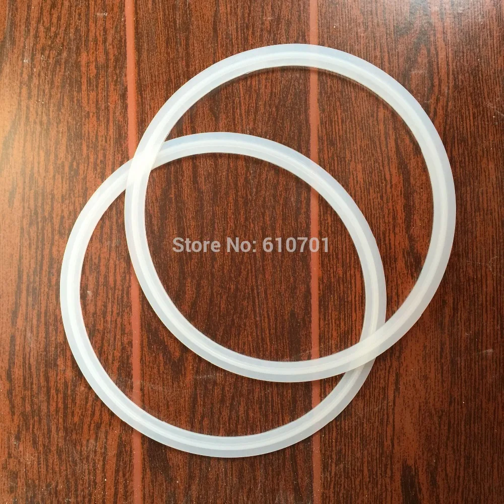 4" 4.5" 5" 6" 8" 102/108/114/133/159/219/305-119/130/145/183/233/319mm Silicon Gasket Fits Sanitary Tri Clamp Type Ferrule Pipe