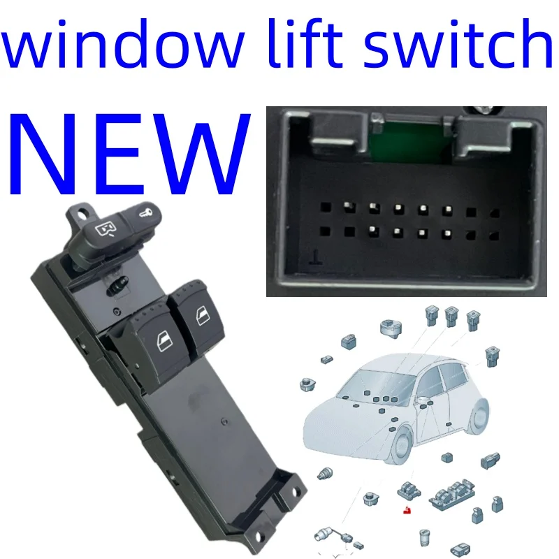 elektronische power master raambediening hefschakelaar voor stoel vw bora passat b5 1J3959857B 1J3959857A 1J3959857 1998-2004NEW