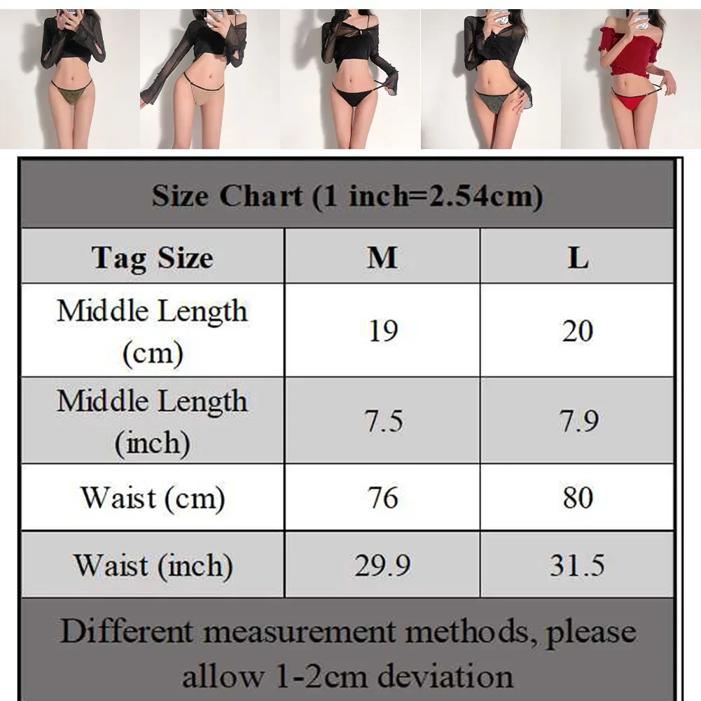 新しい女性のセクシーなアイスシルクランジェリーシャイニングブリーフパンツローライズ Tバックストリップ調節可能なフラッシュ通気性レディース G ストリング