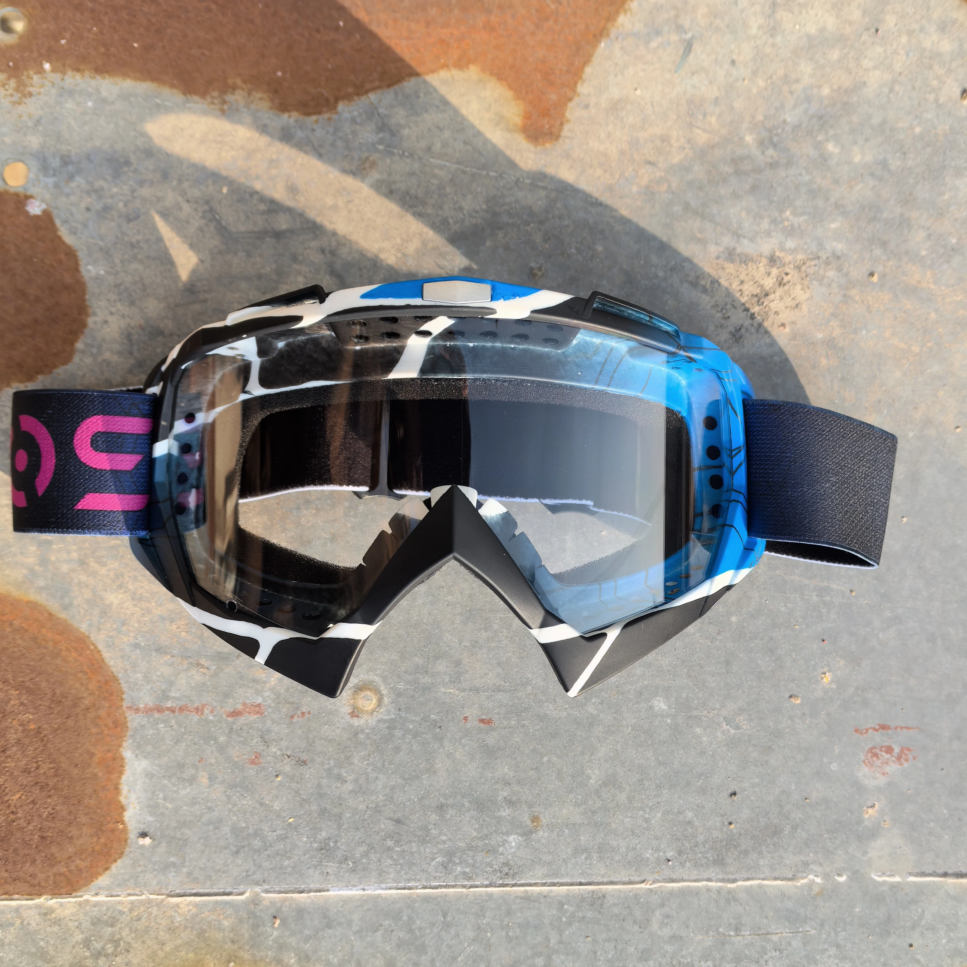 Karos Motorcycle Cycling Goggles UV400 Protection Wide View Off-Road Glasses Motocross Riding Eyewear for Outdoor MTB ATV K370
