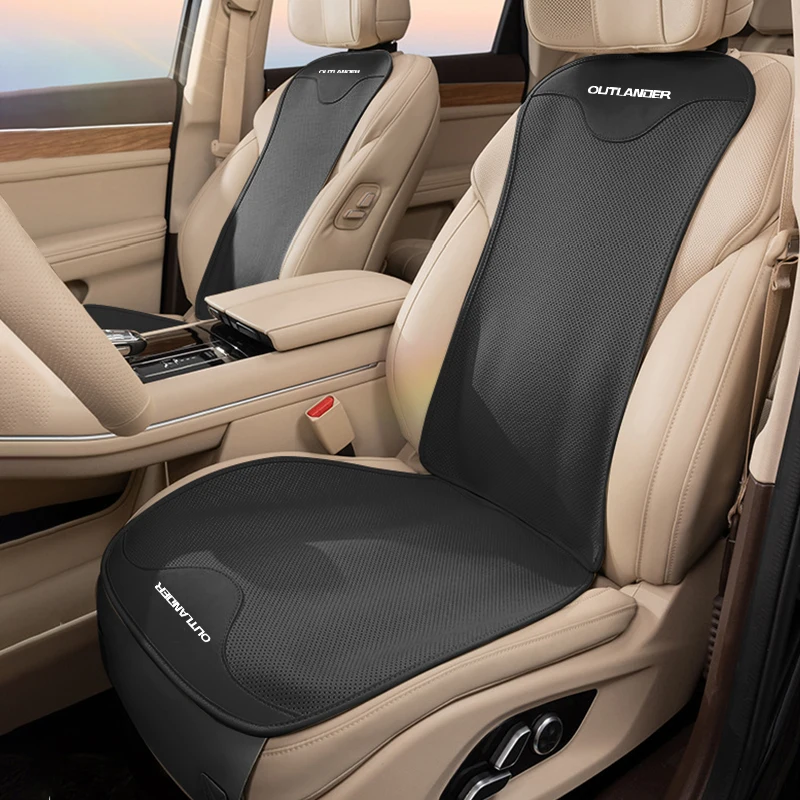 

Car Leather Seat Cushion For Mitsubishi Outlander Seat Cushion Cover Breathable Front and Rear Seat Protective Cover