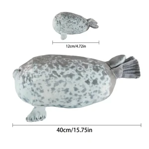 Seal Reißverschlussspielzeugplüsch für Jungen und Mädchen, Weihnachtsgeschenke und Halloween, Mutter und Sohn, 40 cm, 5 PCs Hauptverkauf Mobi Jun - №1