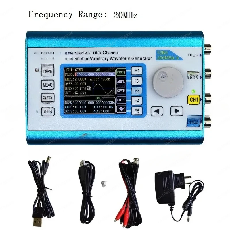 FY2300 12MHz/20MHz Function Arbitrary Waveform Signal Source Generator Dual Channel Frequency Counter Meter Used with Spooky2