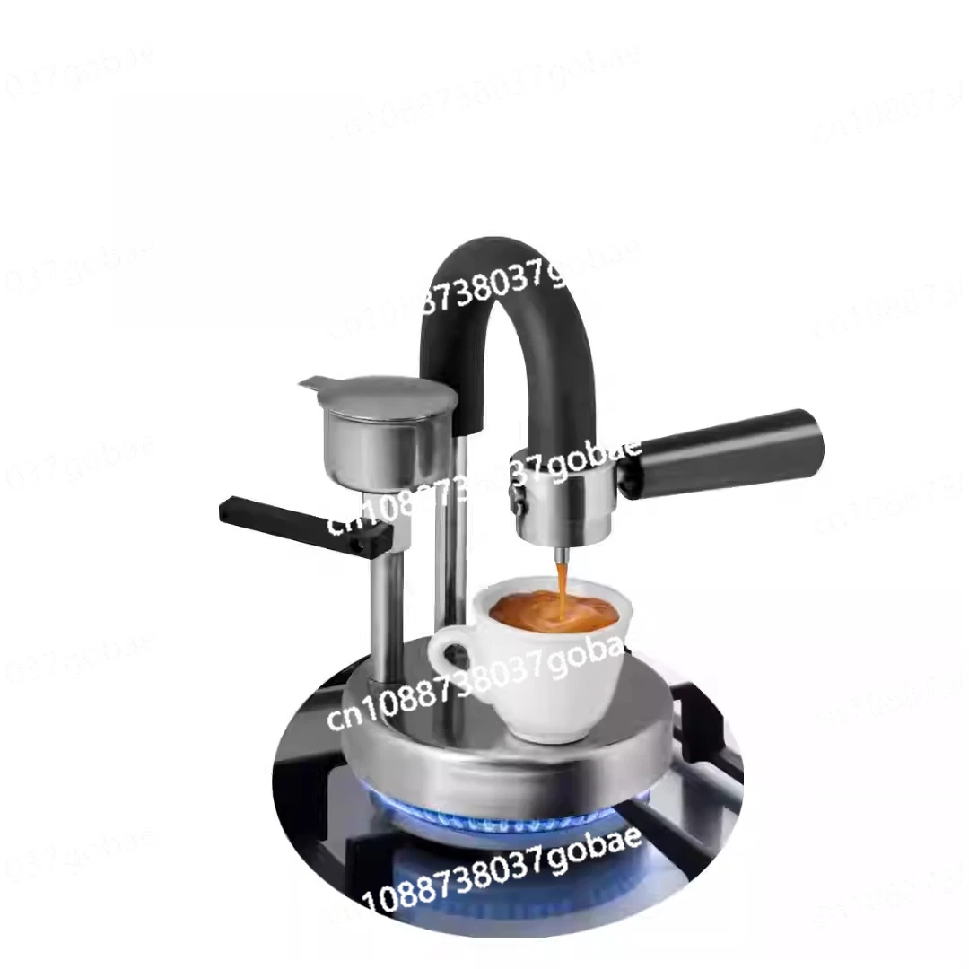 Original Coffee Machine Home Open-air Office Espresso Pot Stainless Steel Manual Coffee Maker