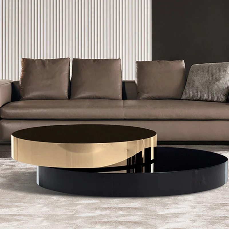 Design Luxury Coffee Tables Metal Bedrooms Marble Round Premium Coffe Table Modern Unique Stoliki Kawowe Home Decorative