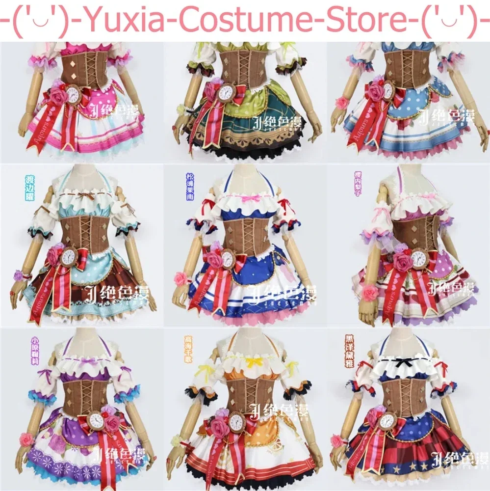 Lovelive! Sunshine Aqours Valentine S Day Awakening Maid Cosplay Costume Cos Game Anime Party Uniform Hallowen Play Role Clothes