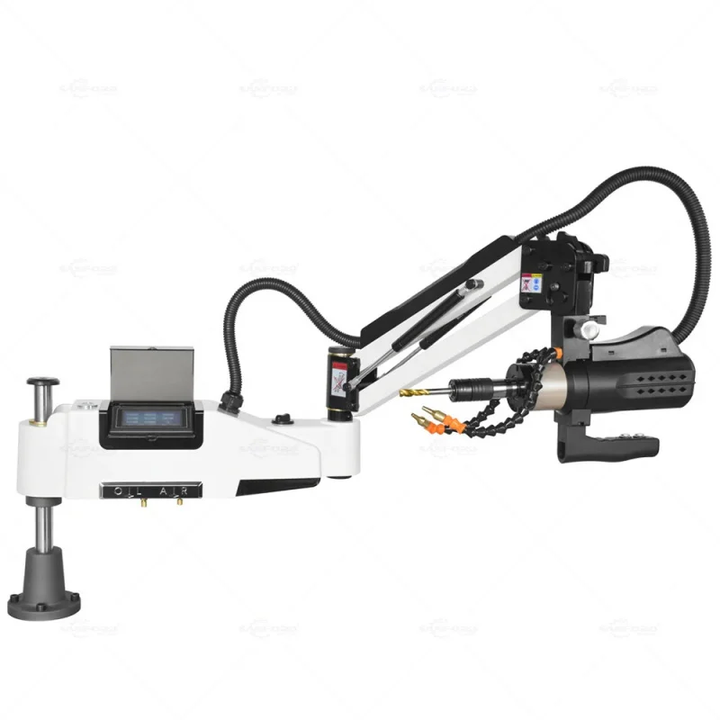 

M3-M16 Servo Automatic Flexible Arm Blow And Oil Tapping Machines Electric Nut Threading Machine With CE