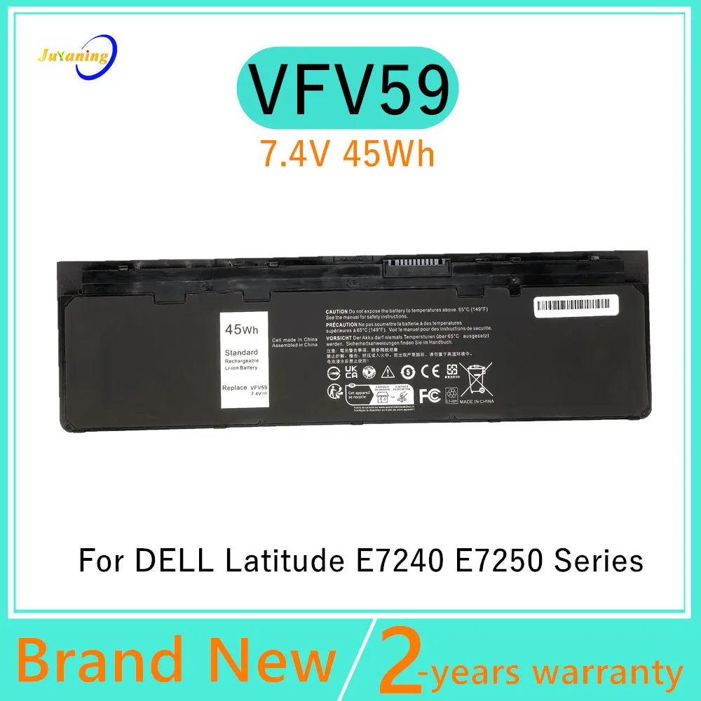 VFV59 7.4V 45Wh Laptop Battery For Dell Latitude E7250 E7240 Series WD52H