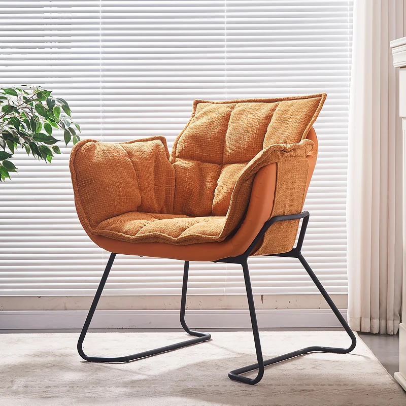 

Nordic single person designer sofa chair minimalist small unit living room balcony leisure chair internet celebrity lazy person