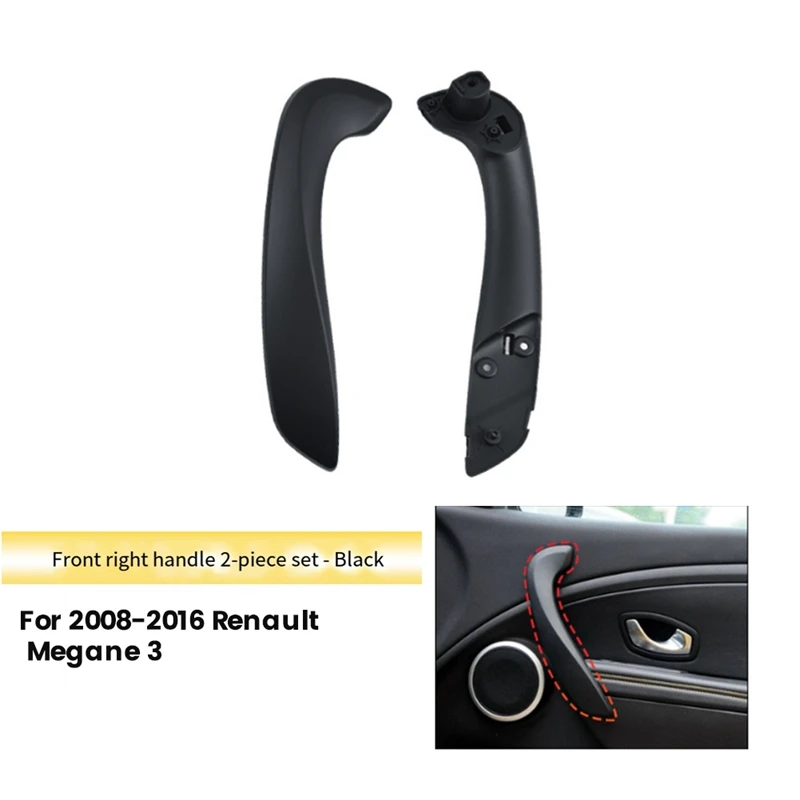 Car Front Inner Door Handle Assembly 809540001R 809600007R For Renault Megane 3 2008-2016 Spare Parts Accessories