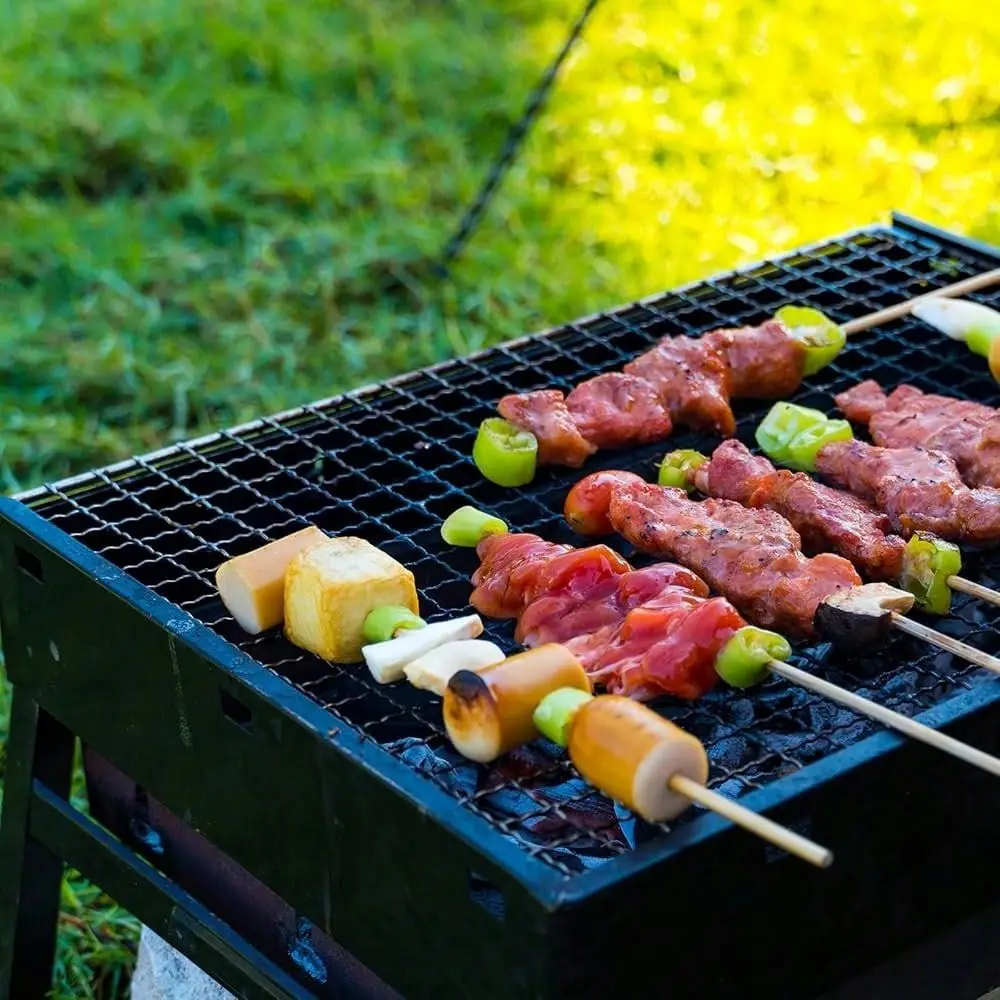 

Square BBQ Grill Net 30x60cm Galvanized Iron Barbecue Mesh Mat For BaFKing SmoFKing Charcoal Grilling Roasting,11.8inchx23.6inc