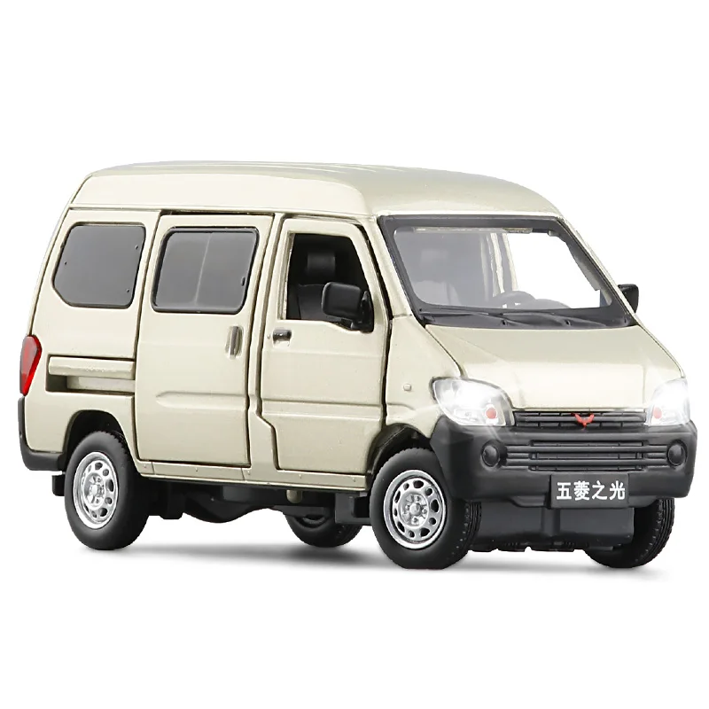 Wuling Small truck alloy car model Liuzhou  light truck Van car model toy delivery car