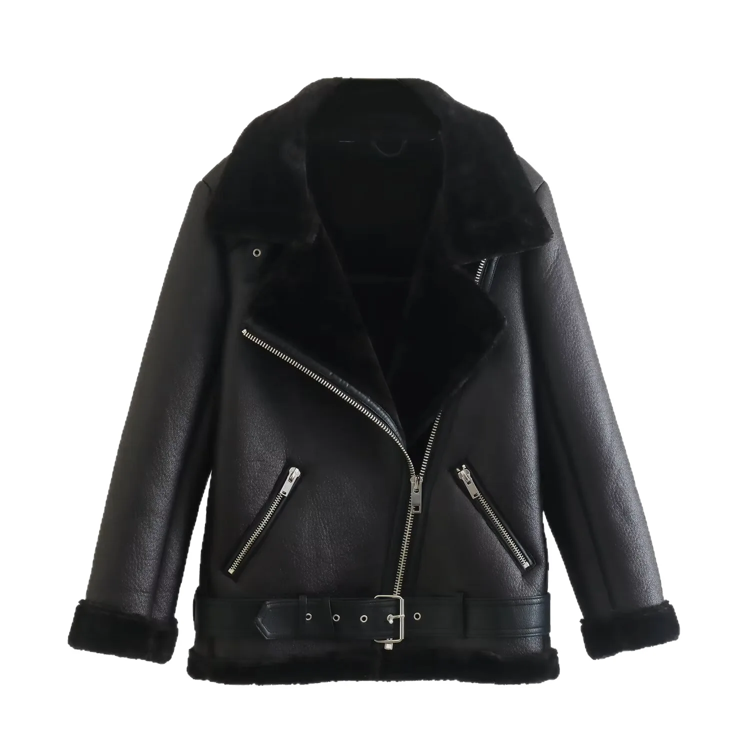

2025 Women's Jackets Women Clothes Jacket Autumn Winter Jacket for Women Coat Top Woman New Fashionable Leather Jacket Top