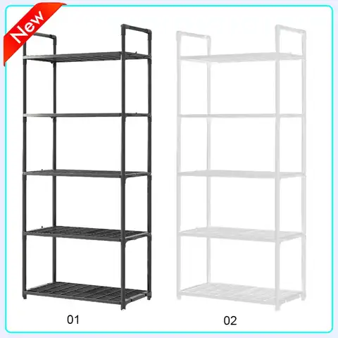 5 Tier Storage Shelves Heavy Duty Shelving Unit 66 Lbs Capacity Storage Rack for Kitchen Pantry Closet Bathroom Laundry Garage