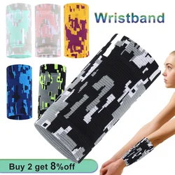 Muñequeras atléticas de camuflaje de béisbol, muñequeras en varios colores, Protector de muñeca, Brace, suministros de verano para gimnasio, deportes, Tenis