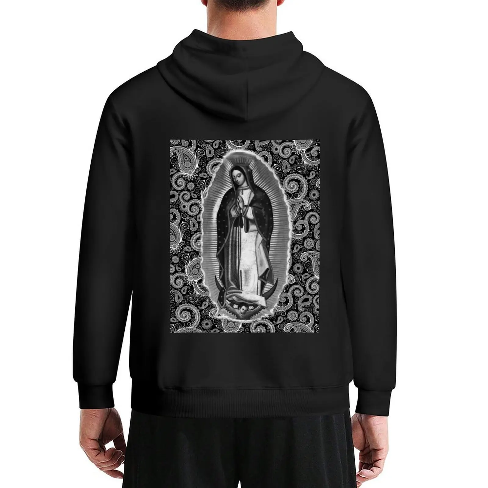 

La Virgen De Guadalupe Hoodie men's autumn clothes men clothes korean style clothes for men tracksuit men