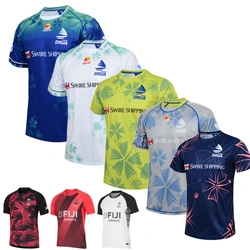 Maillot de rugby des Fidji Loma, domicile et extérieur, t-shirt d'entraînement personnalisé, nom et numéro, 2024