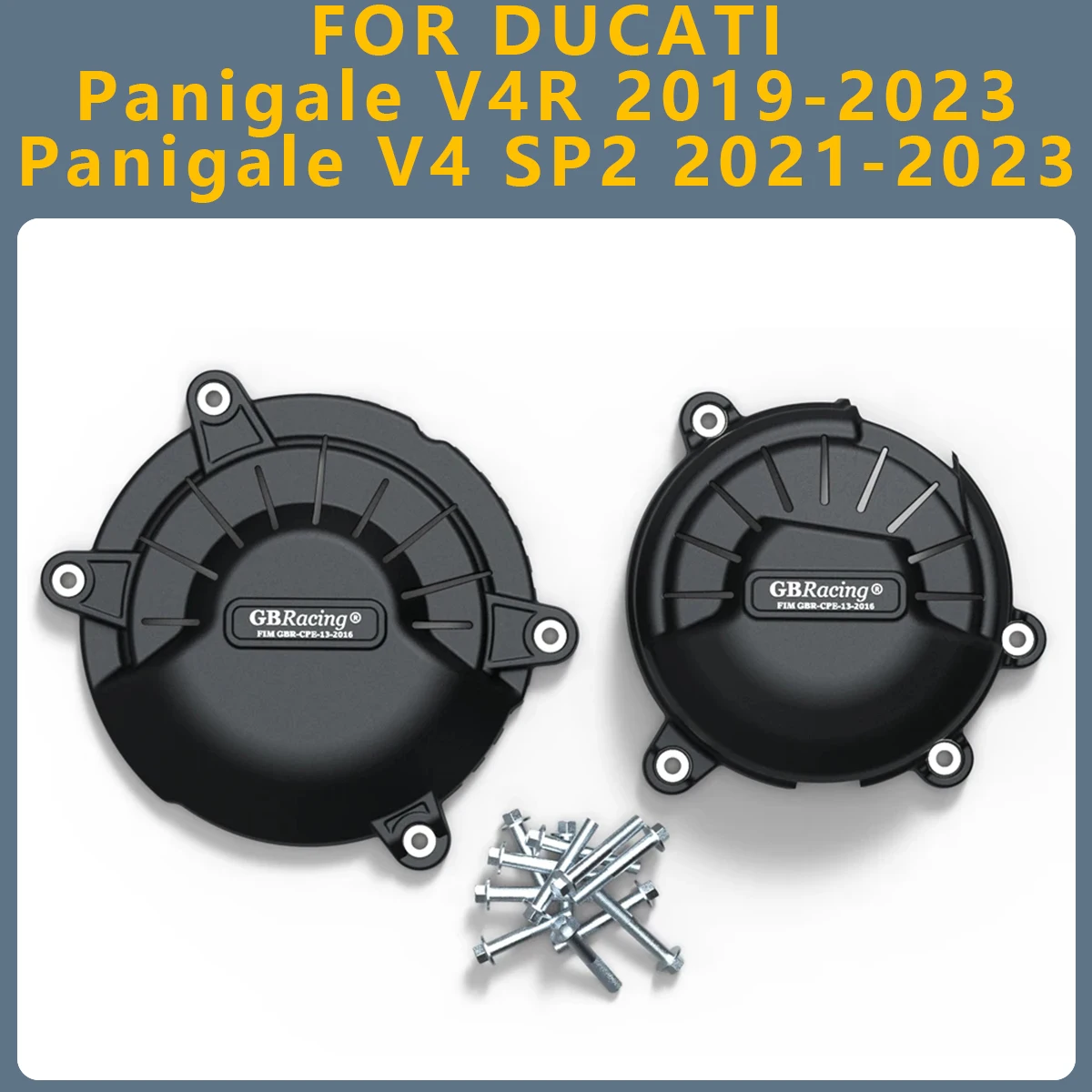 

Motorcycle Engine Cover Clutch Cover Protection Set Accessories FOR DUCATI Panigale V4R 2019-2023 V4 SP2 2021-2023 Panigale-V4R