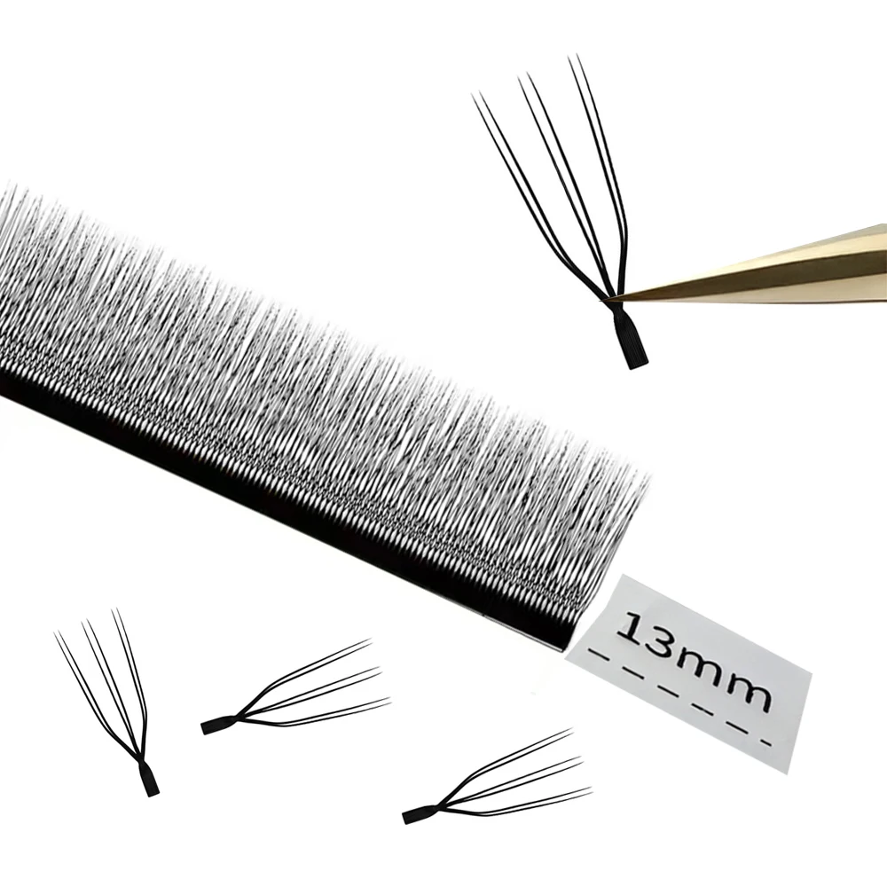 Qbeautylashes Cílios U 5D 6D W-förmige Wimpernverlängerungen, vorgefertigter Fächer, YY Soft Single Lash Extension Großhandel, Make-up-Tools