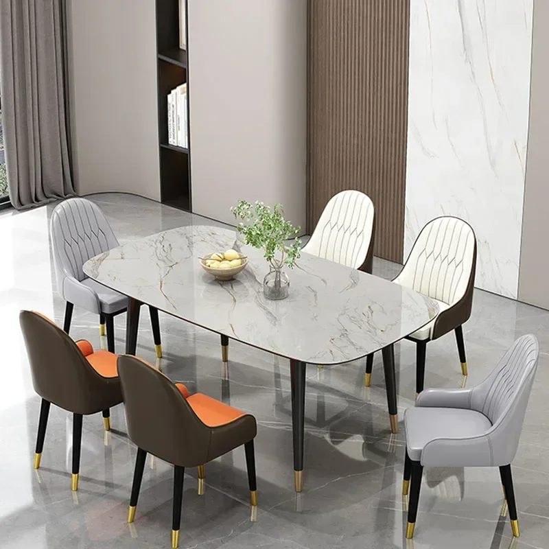 

Simple Modern Dining ChairsTrendy Comfy Upholstered Luxury Dining Chairs European Beautiful Cadeiras De Jantar Home Furniture